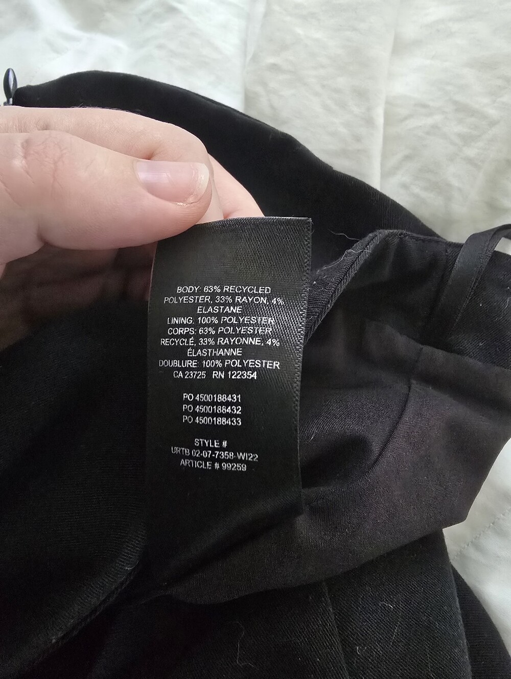 Artizia Sunday Best Black Women's A-Line Mini Skirt - Picture 3 of 3